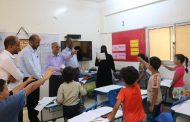 الوكيل الصوفي في زيارة تفقدية لمدرسة سماء عدن